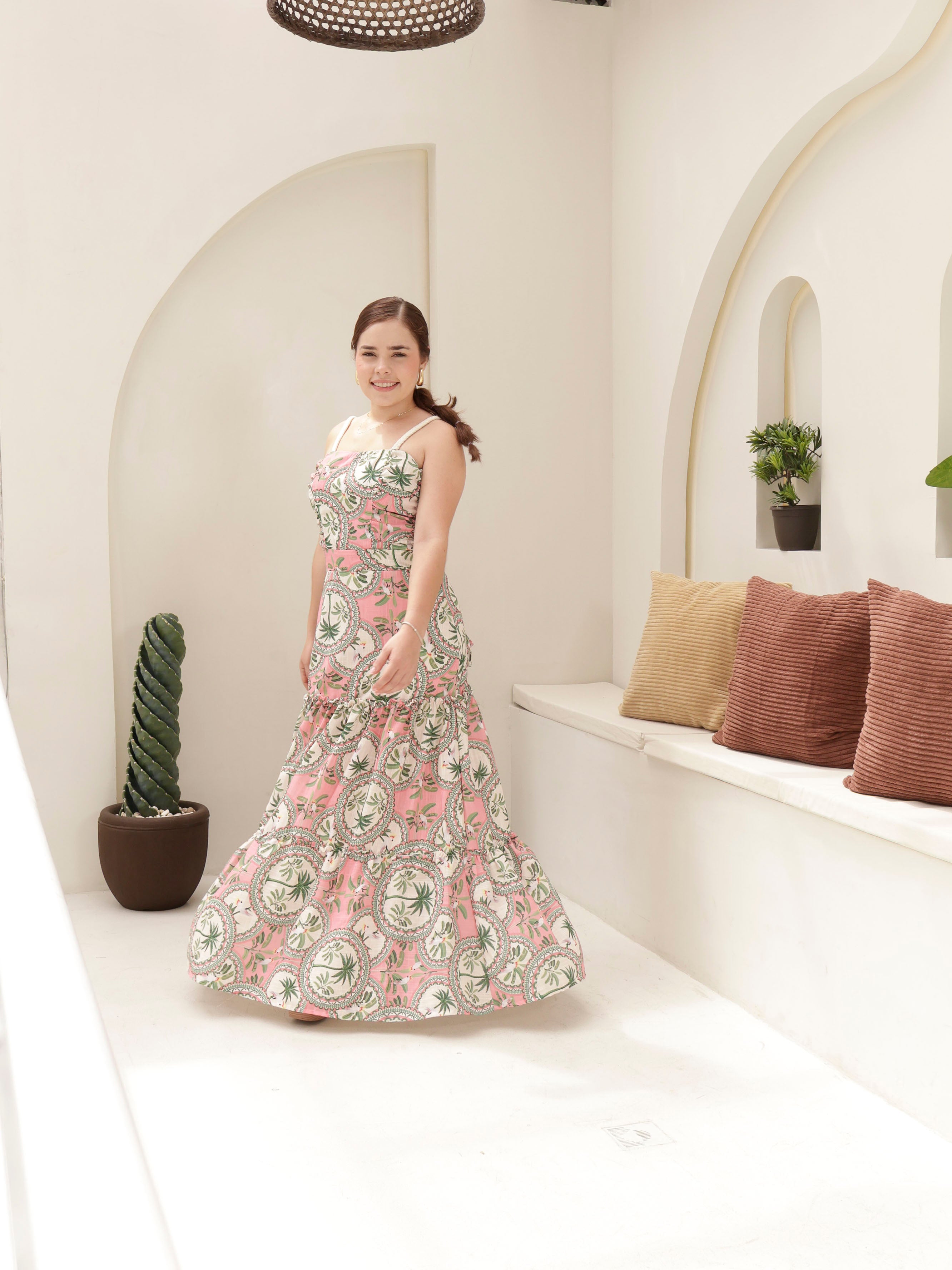 VESTIDO LINO ESTAMPADO