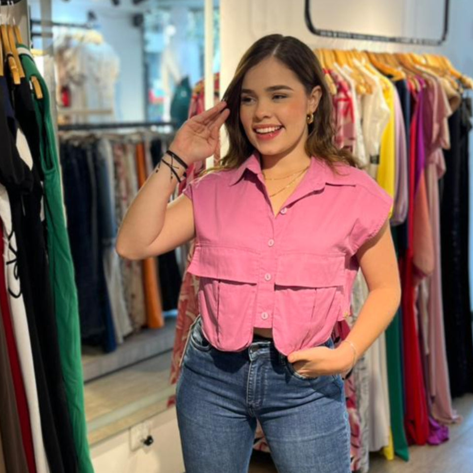 BLUSA BOLSILLOS